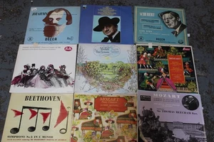 9 X Job Lot Bundle of CLASSIC CLASSICAL Music 12' Vinyl LP Records Y24 - Foto 1 di 5