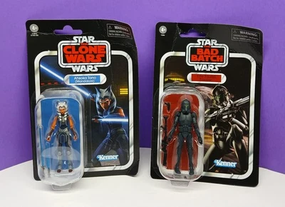 Star Wars Colección Vintage Elite Squad VC211 y Ahsoka Tano VC202 (DAÑO EN LA TARJETA) Foto 1 de 4
