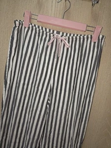 Victoria's Secret Signature klassische Pyjamahose Glitzer gestreift Größe XSMALL - Bild 1 von 8
