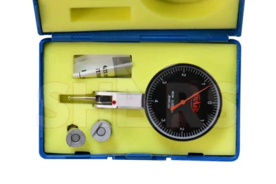 Shars .008" Large 0-4-0 Dial Test Indicator .0001" Case Black Face ^]