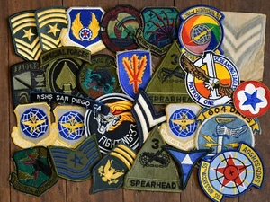 Vintage Military United States Patch Collection Army Air Force Insignia - Picture 1 of 1
