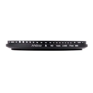 77mm Fader NeutralDensity Adjustable ND2 to ND400 Filter for DSLR D5L6 - Picture 1 of 12
