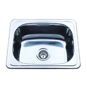 555*455*200mm 35L Single Bowl Laundry Sink 304 Stainless Steel - Picture 1 of 2
