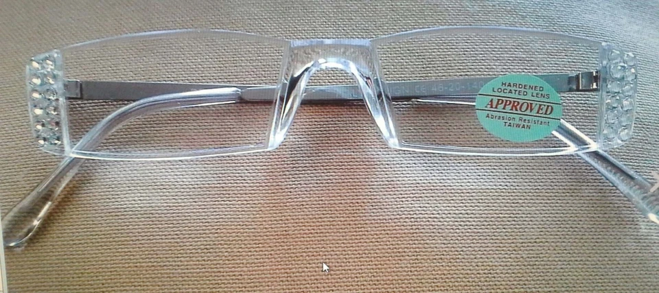 ! GAFAS DE LECTURA FINAS EUROPEAS CRISTALES TRANSPARENTES - PLATA 1,75! Foto 1 de 1