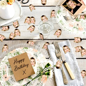 Personalised Table Confetti Faces for Weddings, Birthdays Stag & Hen Party - Picture 1 of 3