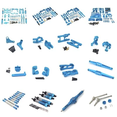 Piezas de actualización de metal de aluminio hágalo usted mismo para 1/12 Wltoy 12428 12423 12427 coche de radiocontrol azul Foto 1 de 4