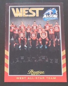 🏀202-13 Prestige WEST All Star Team card 14 Kobe Bryant Durant Dirk CP3 Orlando