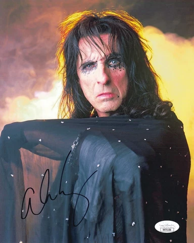 Alice Cooper autographed signed autograph auto 8x10 color portrait photo JSA COA Cover