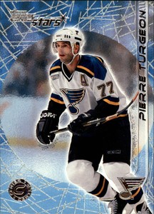 2000-01 Topps Stars Blues Hockey Card #31 Pierre Turgeon