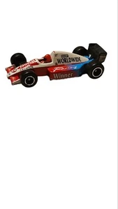 Red White And Blue Worldwide Formula One Car 1:64 Scale Toy Cake Topper - Picture 1 of 5