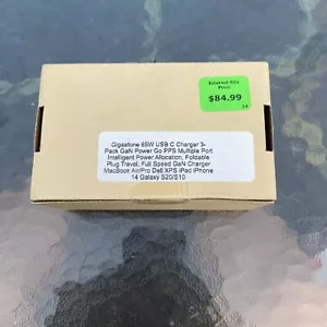 Gigastone 65 W Dual USB C Ladegerät [3er-Pack] GaN Power Go PPS - Bild 1 von 2
