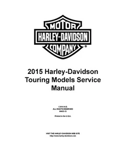 Printed Service Repair Work Shop Manual 2015 Harley Davidson FLHR Road King - Picture 1 of 19