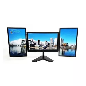 Triple Screen 1x23" & 2x22″ Monitors - (1920 x 1080) - 1xHDMI/2xDVI - Picture 1 of 7