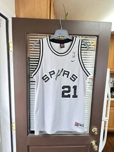 Authentic Nike Tim Duncan #21 San Antonio Spurs NBA Basketball Jersey Vintage - Picture 1 of 5