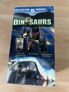 Jurassic Dinosaurs Collector Series 5 Pack VHS 2000 Goodtimes Video Brand New - Picture 1 of 4