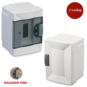 Sicherungskasten Kleinverteiler Aufputz Unterverteilung Aufputzkasten 2-reihig - Bild 1 von 3