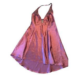 Victorias Secret Very Sexy Burgundy Lace & Satin Babydoll Lingerie - Picture 1 of 5