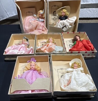 Лот из 7 винтажных кукол в коробке - куклы Nancy Ann Storybook - Изображение 1 из 4