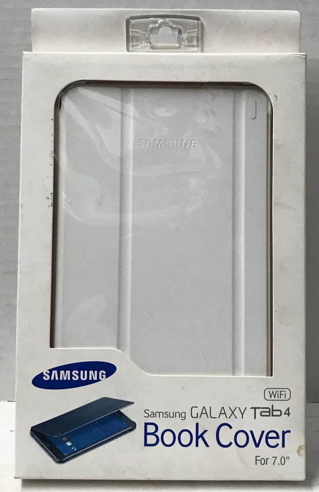 Samsung Galaxy Tab 4 7.0 Book Cover - White - EF-BT230WWEGUJ