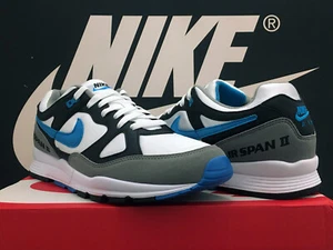 DS 2024 NIKE AIR SPAN II UK10 EU45 LASER BLUE OG PATTA MAX 1 90 BW 180 2 95 RARE - Picture 1 of 11