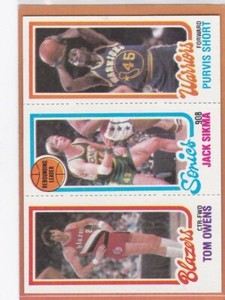 1980-81 TOPPS BASKETBALL 201 OWENS / 225 JACK SIKMA / 100 SHORT NM *95803