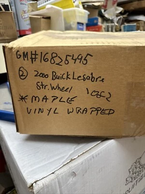 GM 16825495 *Volante envuelto en vinilo de arce 2000 Buick LeSabre Nuevo de Lote Antiguo Foto 1 de 4