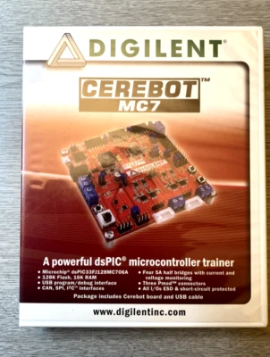 DIGILENT CEREBOT MC7 - dsPIC33FJ128MC706A Microcontroller Development Kit - Image 1 of 4