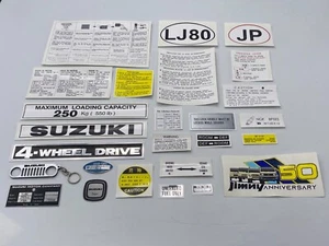 SUZUKI LJ80 DECALS - Picture 1 of 10