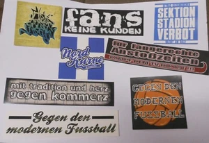 Aufkleber ULTRAS Gelsenkirchen Schalke u.a. 8x Protest Fußball Fans Set 5 #FPA20 - Bild 1 von 1