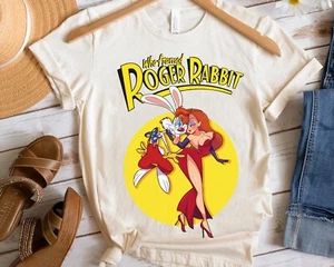 Who Framed Roger Rabbit Jessica And Roger Unisex Baumwolle T-Shirt S-5XL NE649 - Bild 1 von 3