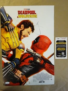 Signed Hugh Jackman Autographed Deadpool Vs Wolverine 12"x18" Photo JSA COA - Picture 1 of 7