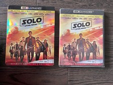 Solo: A Star Wars Story (4K UltraHD + Blu-ray + Digital Code) NEW w/ Slipcover