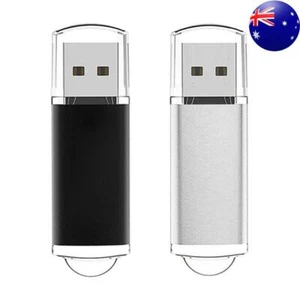 CW10029 High Speed USB Thumb Drive Clear Cap Zinc Alloy USB 2.0 Pen Jump Drive - Afbeelding 1 van 18