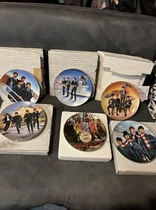 The Beatles Collectible Plates Lot of 6 Delphi Bradford Exchange w/ COA's Boxes - Picture 1 of 14