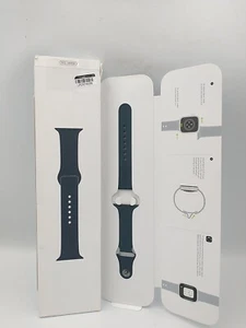 Apple Watch Sport Band 45mm S/M Series - Midnight Black Open Box MPLT3AM/A - Zdjęcie 1 z 6