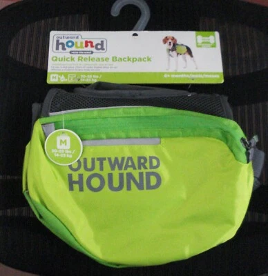 РЮКЗАК ДЛЯ СОБАКИ OUTWARD HOUND РАЗМЕР M КРАСИВЫЙ ЗЕЛЕНЫЙ ДИЗАЙН БЕЗ РЕЗЕРВА - Изображение 1 из 4