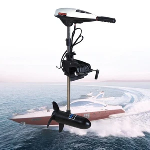 45lb moteur électrique hors-bord bateau de pêche bateau gonflable moteur 50db - Photo 1/10