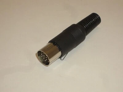 PHILMORE ETA13 1PC 13-PIN MALE DIN CONNECTOR PLUG FOR ICOM IC7000 OPC599 KENWOOD - Image 1 of 3