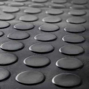 Heavy Duty Non-Slip Rubber Floor Matting Coin Garage Van Shed Car Gym 1.5m Width - Picture 1 of 9