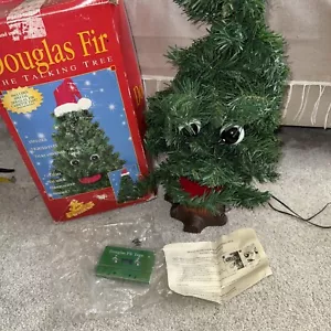 Vintage Gemmy 1996 Douglas Fir The Talking Tree solo per ricambi leggi. - Foto 1 di 9