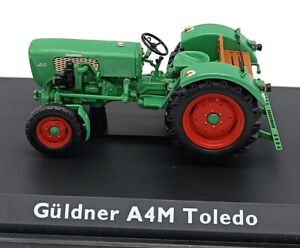 SCHUCO: Traktor Güldner A4M Toledo im Maßstab 1:43 in Schaukasten