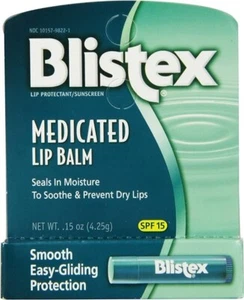 1 Pack Of Blistex Medicated Lip Balm with SPF 15 - Picture 1 of 5