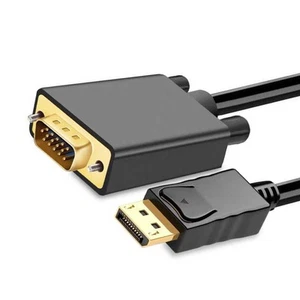DP Auf VGA Adapterkabel 1 8 M Stabil Verlustfrei Übertragung Hocheffizient D CHP - Afbeelding 1 van 16