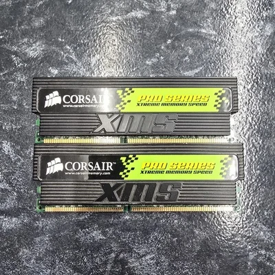 Corsair XMS LED 1GB DDR 400 CMX512-3200C2PRO Activity Lights Retro Gaming Memory - Image 1 of 2