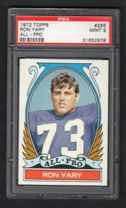 1972 Topps Football Ron Yary AP # 265 PSA 9 MINT high number - Bild 1 von 2
