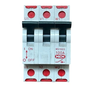 MEM MS1003 100 Amp MEMSHIELD triple pole main switch disconnector AC22B - Picture 1 of 6