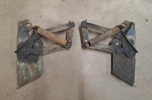 1961 - 1964 Ford Galaxie Mercury Marauder Monterey LH RH Hood Lift Hinges - Picture 1 of 4