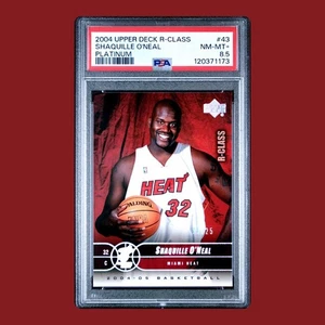 2004 Upper Deck R-Class Shaquille O'Neal Platinum /25 PSA 8,5 NBA Lakers - Bild 1 von 3