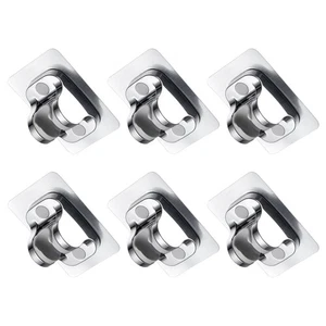 6 Stück Handbrause Duschkopf Wandhalterung, einfache Installation selbstklebend Dusche - Bild 1 von 16