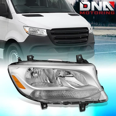 For 2019-2024 Mercedes-Benz Sprinter Halogen Headlight Headlamp Passenger/Right - Image 1 of 4